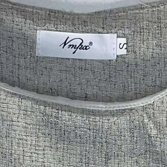 Sleeveless Top, Crossover front, Light/ Summery material, Beige/Tan, Size S - Picture 8 of 9